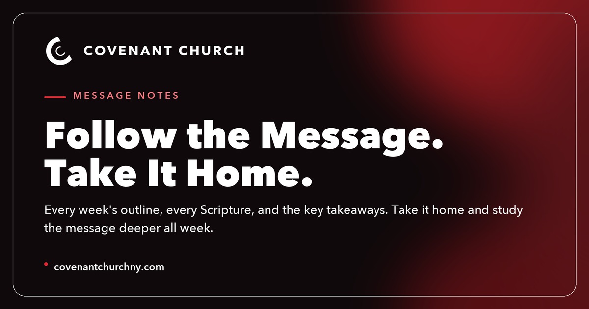 Stand in the Gap — Covenant Church