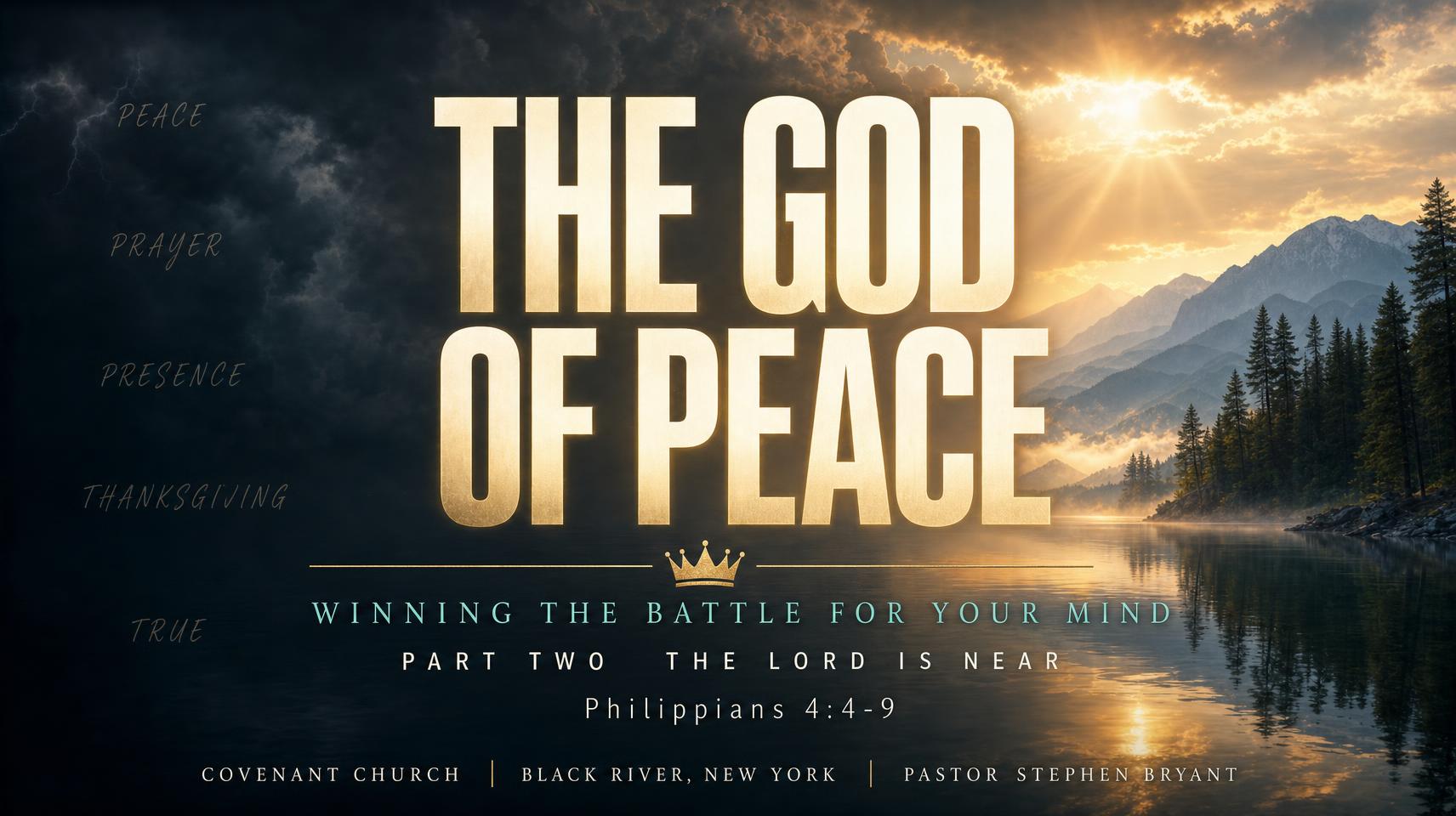 The God of Peace — Covenant Church