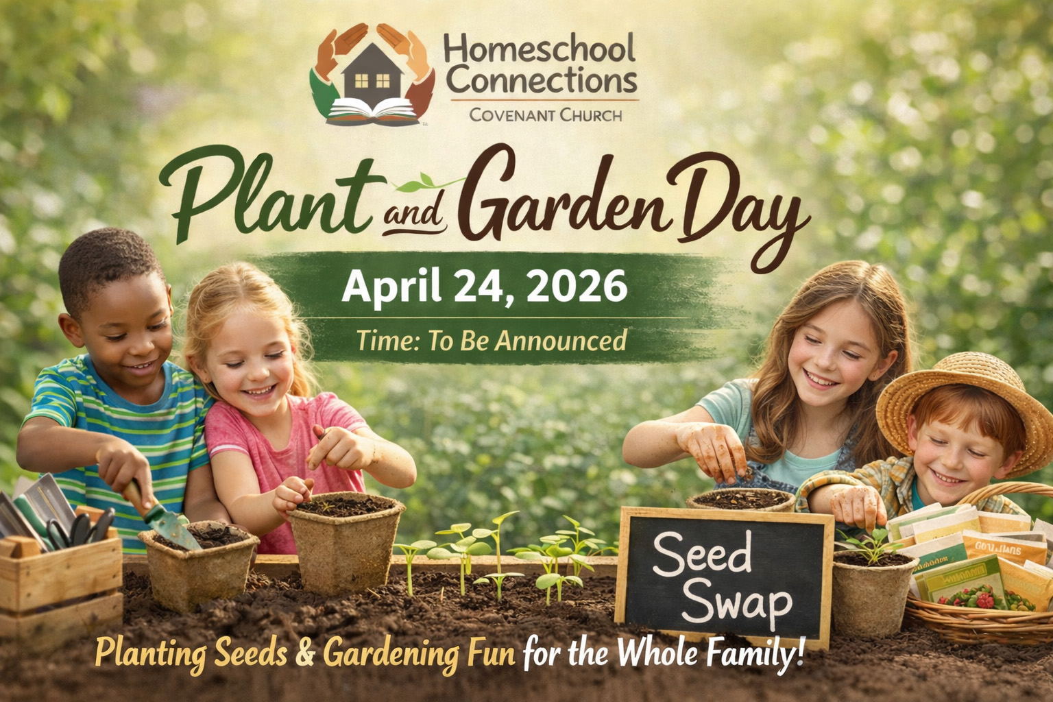 plantandgrow-homeschool-connections Spring cupcake march 20 event